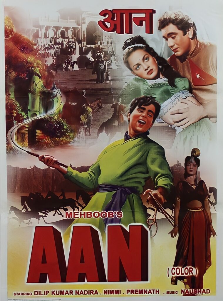 TOP TEN iconic MOVIES from Dilip Kumar's superhit movies over six decades. Aan 1952 HD Poster Death